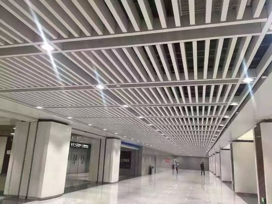 Aluminum Open Cell Drop Ceiling Metal Suspended Grid Ceiling Tiles for Shopping Malls Hotel Decoration Apartment
