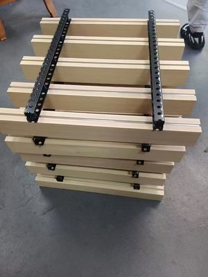 Baldosas de techo de rejilla metálica suspendida de aluminio de celda abierta para centros comerciales, decoración de hoteles y apartamentos.