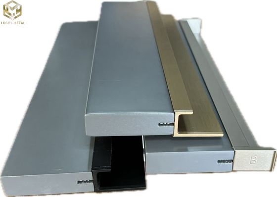 Slim Profile 75mm Aluminium Cabinet Handles With Non-Slip Coating