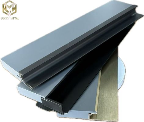 Durable 5mm Screw Hole Aluminium Cabinet Handles IP54 Water Resistance