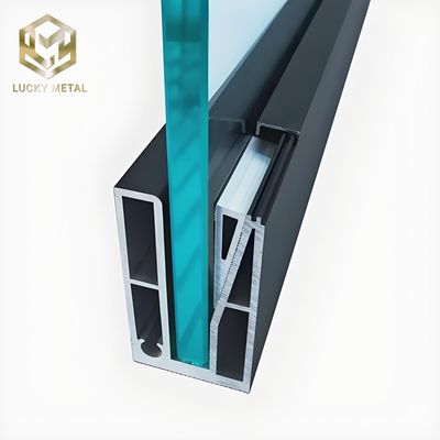 Child-Safe Tempered Glass Aluminum Pool Fence With Anti-Slip Base