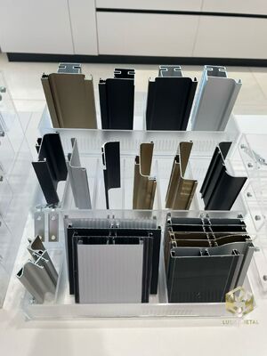 Tirador de armario de cocina anodizado de aluminio personalizado con aleación de aluminio 6063 y pruebas de control de calidad 100%