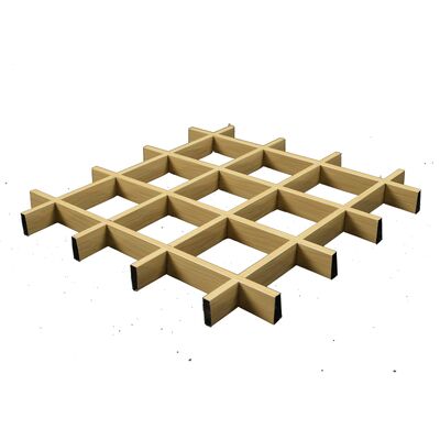 Plafond en aluminium résistant au feu et absorbant le son de classe A1 avec des couleurs personnalisables pour le système de plafond suspendu