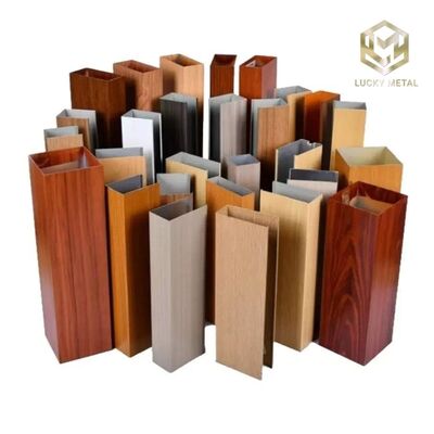 OEM Carreaux de plafond en bois suspendu en aluminium pour bureaux