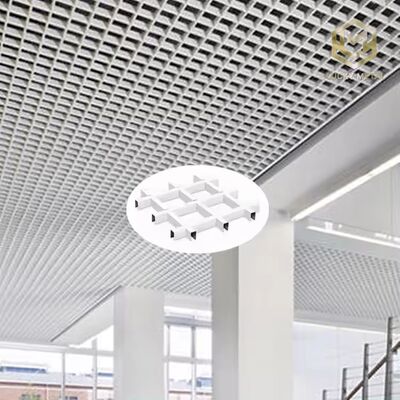 Class A1 Fire Resistant Sound Absorbing Aluminium Ceiling with Customizable Colors for Suspended Ceiling System