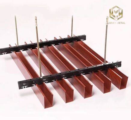 Techo de aluminio con absorción acústica y resistencia al fuego de clase A1 para el sistema de techo suspendido