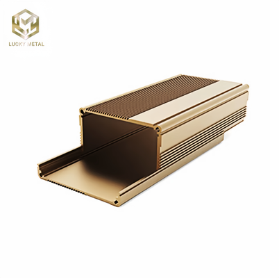Boîte de distribution de boîtier de commande électronique en aluminium anodisé