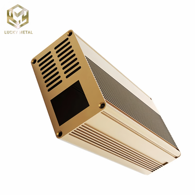 Caja de unión de recubrimiento extrudido de aluminio personalizado OEM para dispositivo electrónico