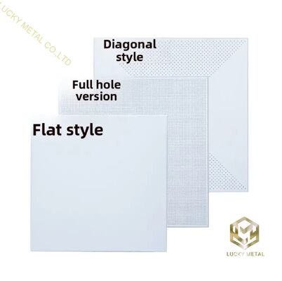 Customizable 600*600 Aluminum Gusset Plate Durable Fireproof Metal Ceilings for Shopping Malls and Hospital Halls