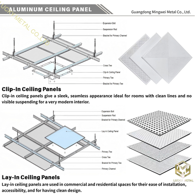 Customizable 600*600 Aluminum Gusset Plate Durable Fireproof Metal Ceilings for Shopping Malls and Hospital Halls