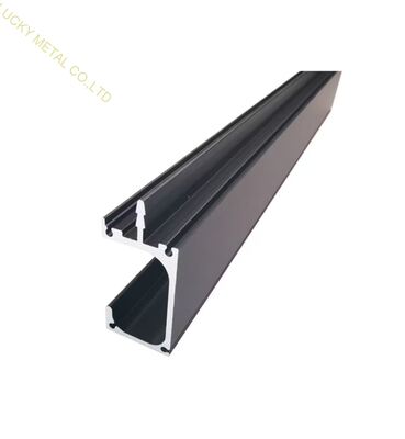 Black Anodized Aluminium Kitchen Cabinet Frame Profile